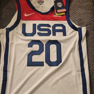 NIKE TEAM USA HOME AUTHENTIC VAPORKNIT JERSEY BASKETBALL OLYMPICS MEN NWT 44